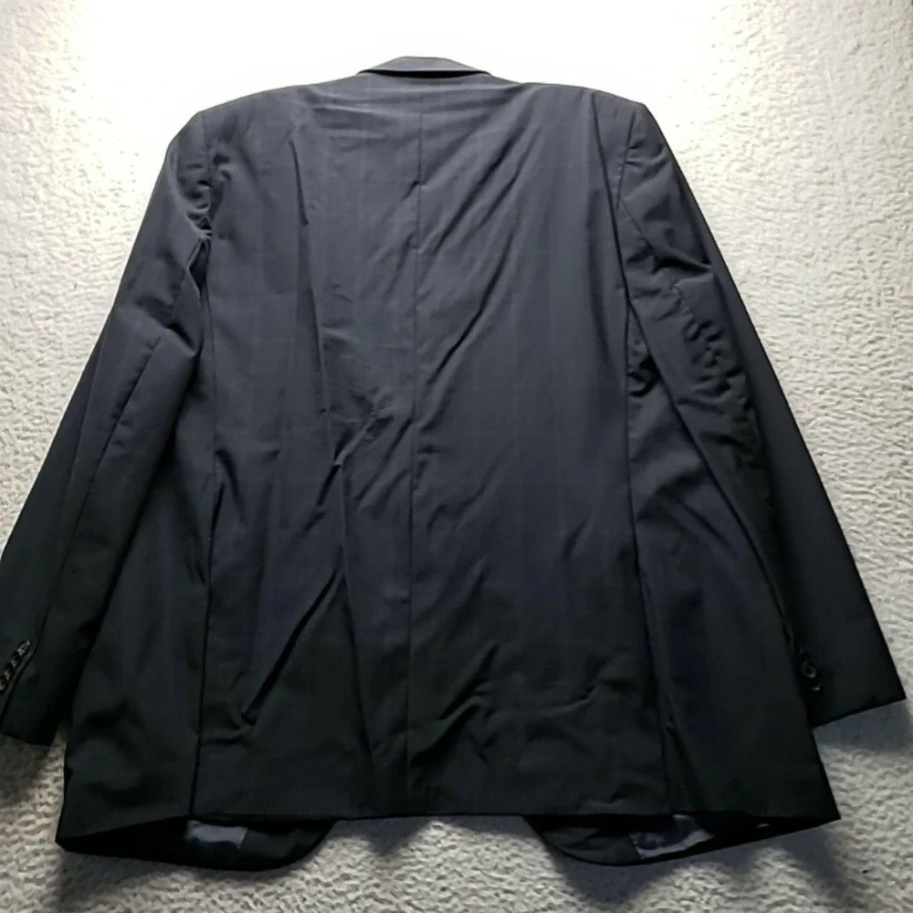 Jack Victor Blazer Mens 50 Long Blue Super 110s Wool Sport Coat Jacket